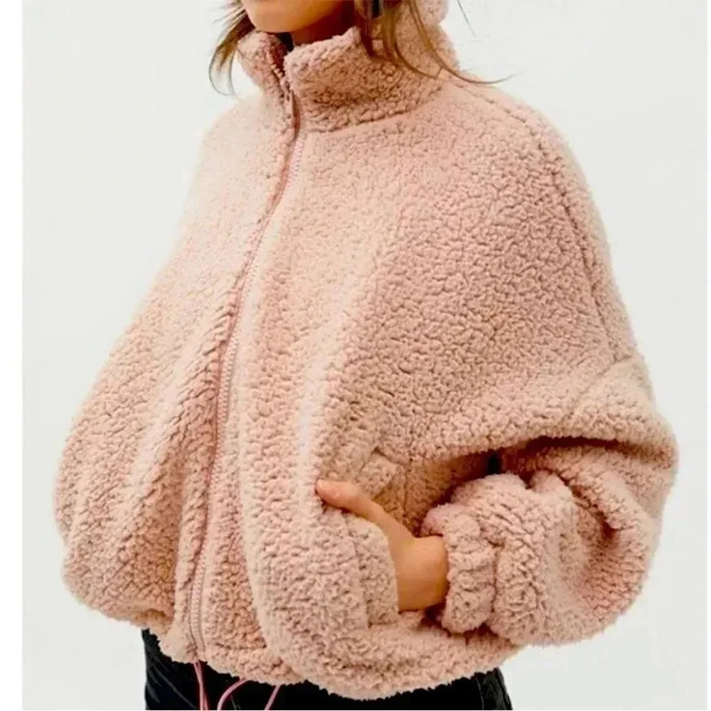 Urban Outfitters Women's Teddy Jacket Size Small